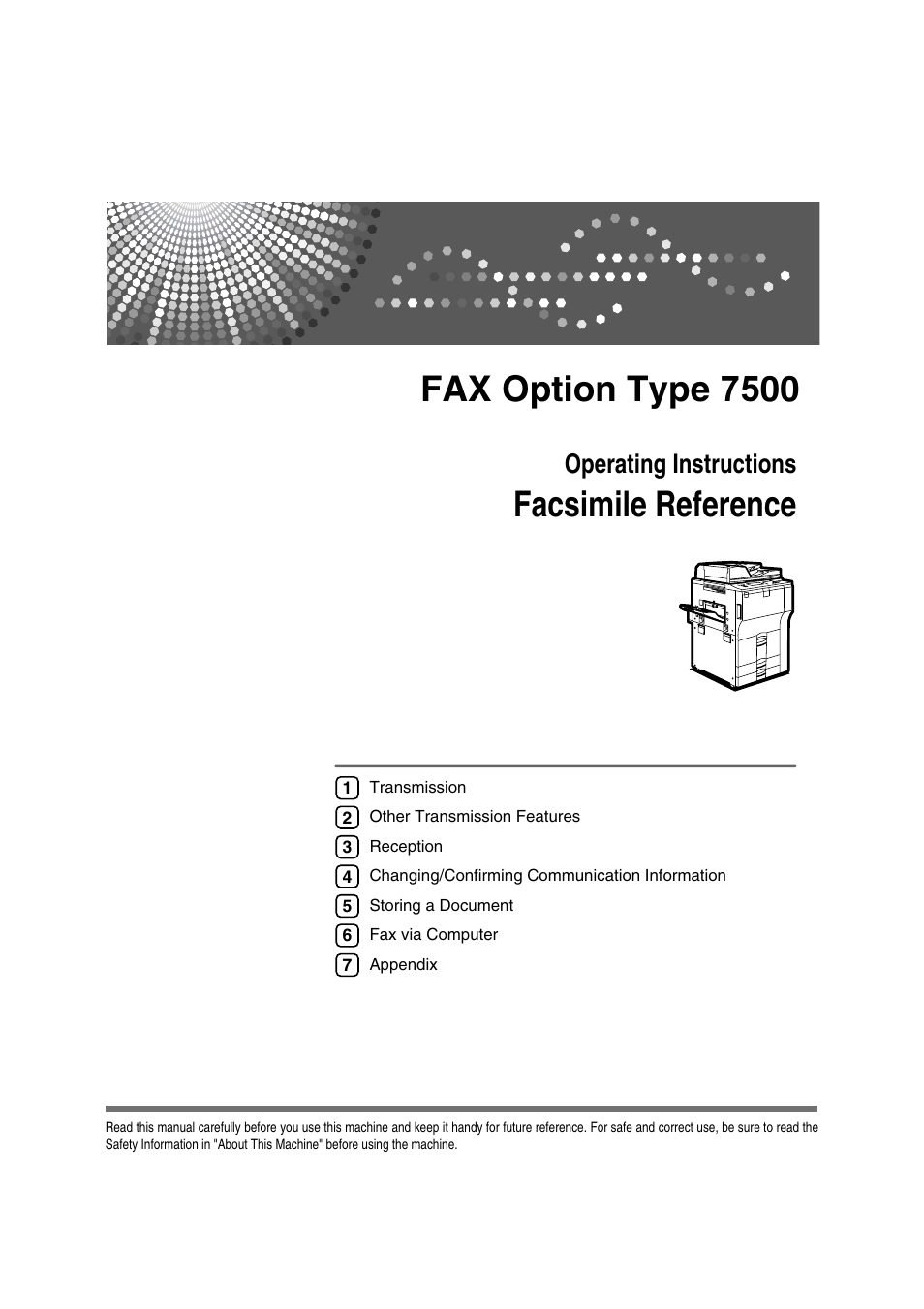 Ricoh 7500 User Manual | 292 pages