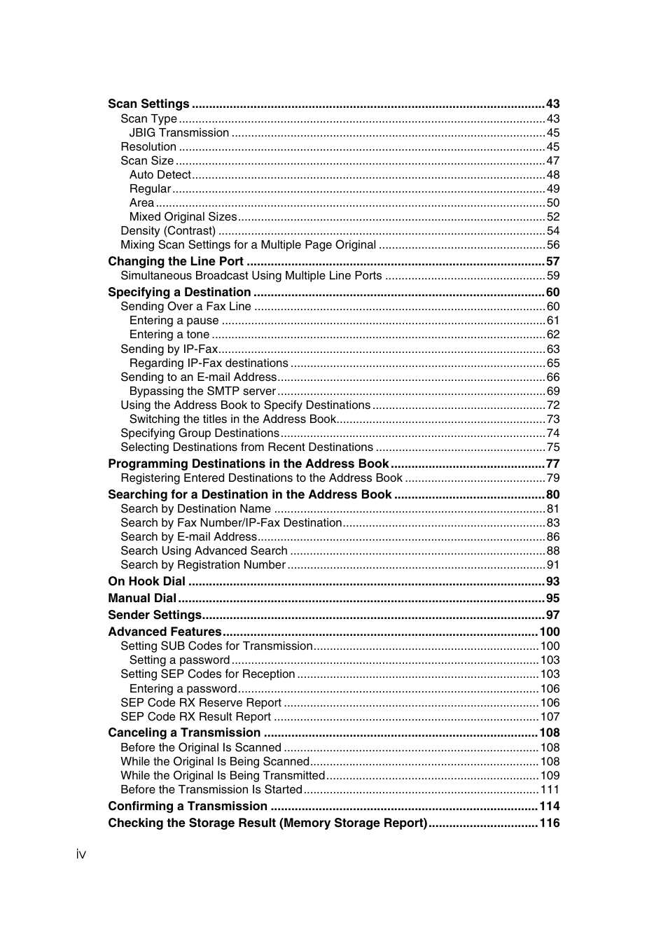 Ricoh 7500 User Manual | Page 6 / 292