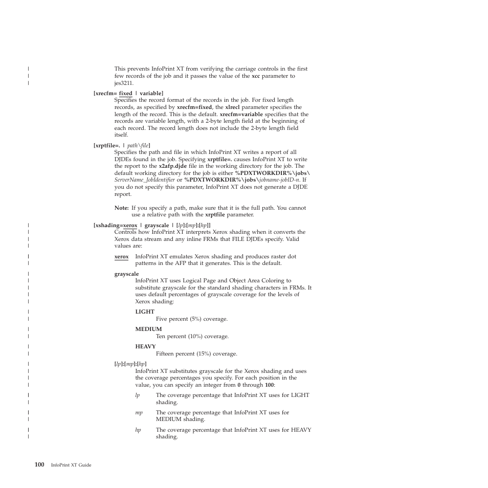 Ricoh INFOPRINT XT GLD0-0025-01 User Manual | Page 120 / 202