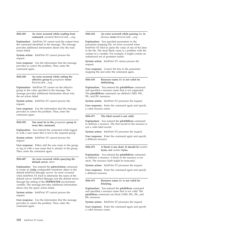 Ricoh INFOPRINT XT GLD0-0025-01 User Manual | Page 130 / 202