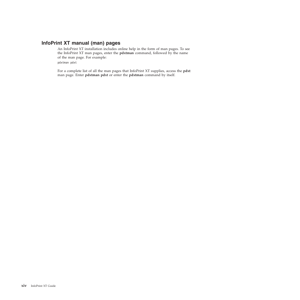 Infoprint, Manual, Man) | Ricoh INFOPRINT XT GLD0-0025-01 User Manual | Page 16 / 202