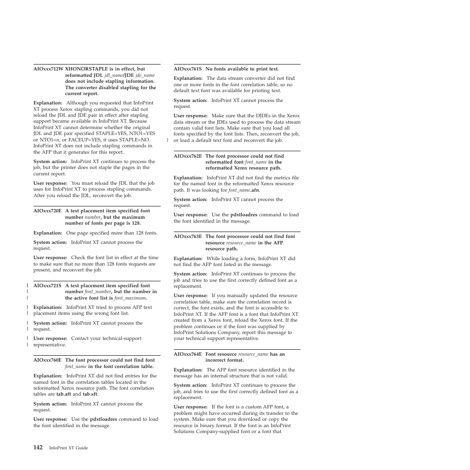 Ricoh INFOPRINT XT GLD0-0025-01 User Manual | Page 162 / 202