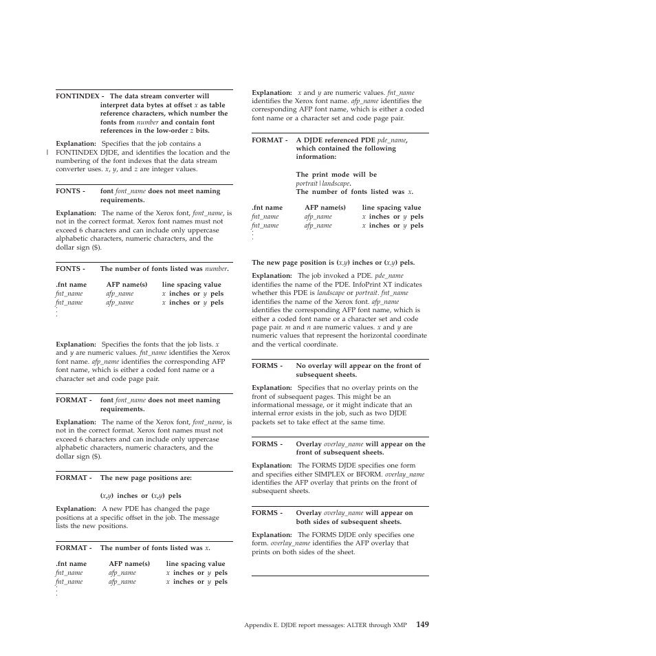 Ricoh INFOPRINT XT GLD0-0025-01 User Manual | Page 169 / 202