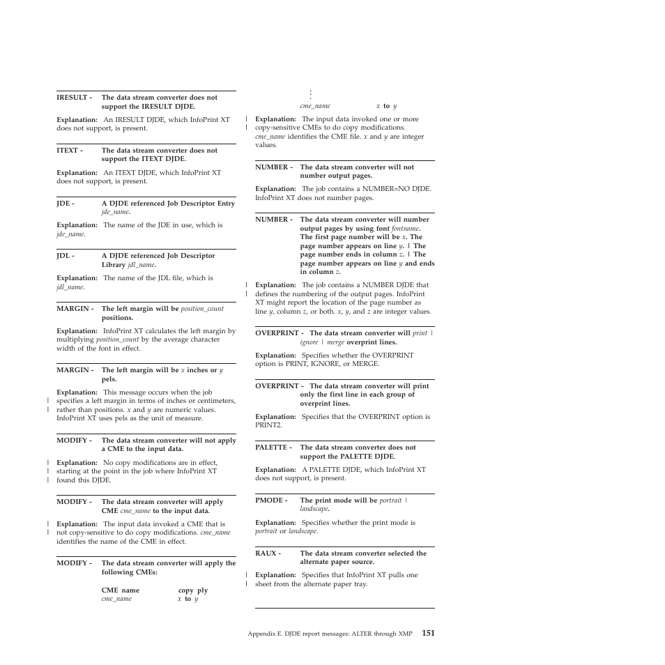 Ricoh INFOPRINT XT GLD0-0025-01 User Manual | Page 171 / 202