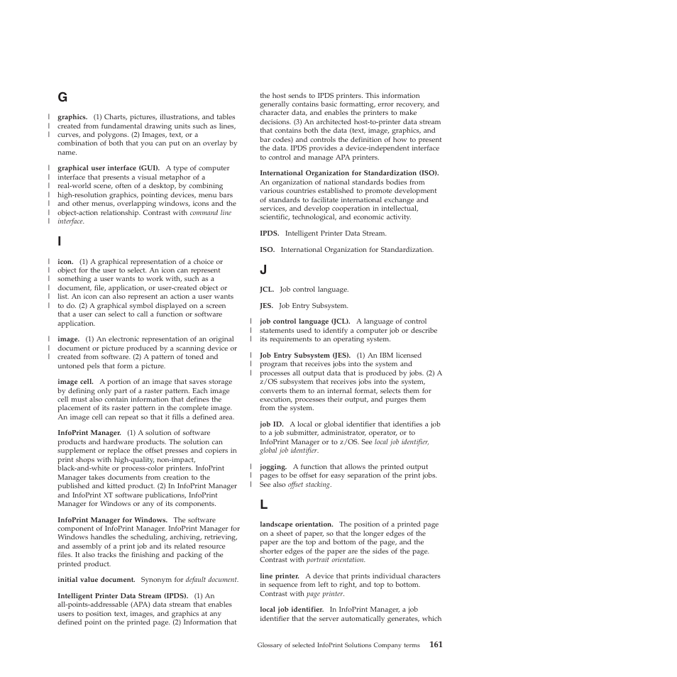 Ricoh INFOPRINT XT GLD0-0025-01 User Manual | Page 181 / 202
