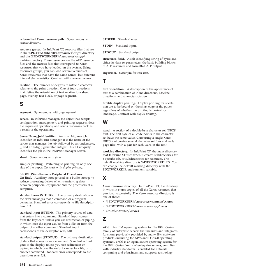 Ricoh INFOPRINT XT GLD0-0025-01 User Manual | Page 184 / 202