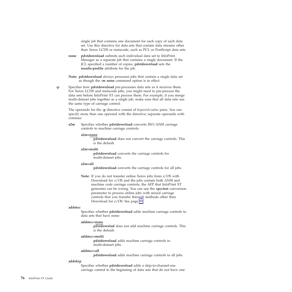 Ricoh INFOPRINT XT GLD0-0025-01 User Manual | Page 96 / 202