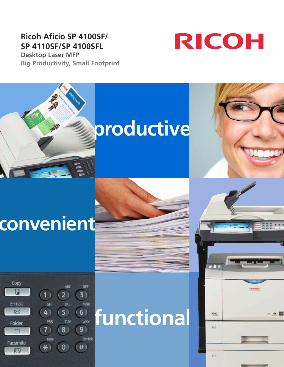 Ricoh Aficio SP 4100SF User Manual | 4 pages