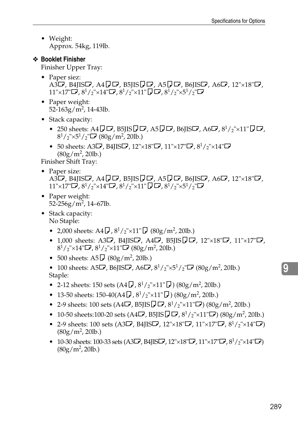 Booklet finisher | Ricoh LD435c User Manual | Page 297 / 325