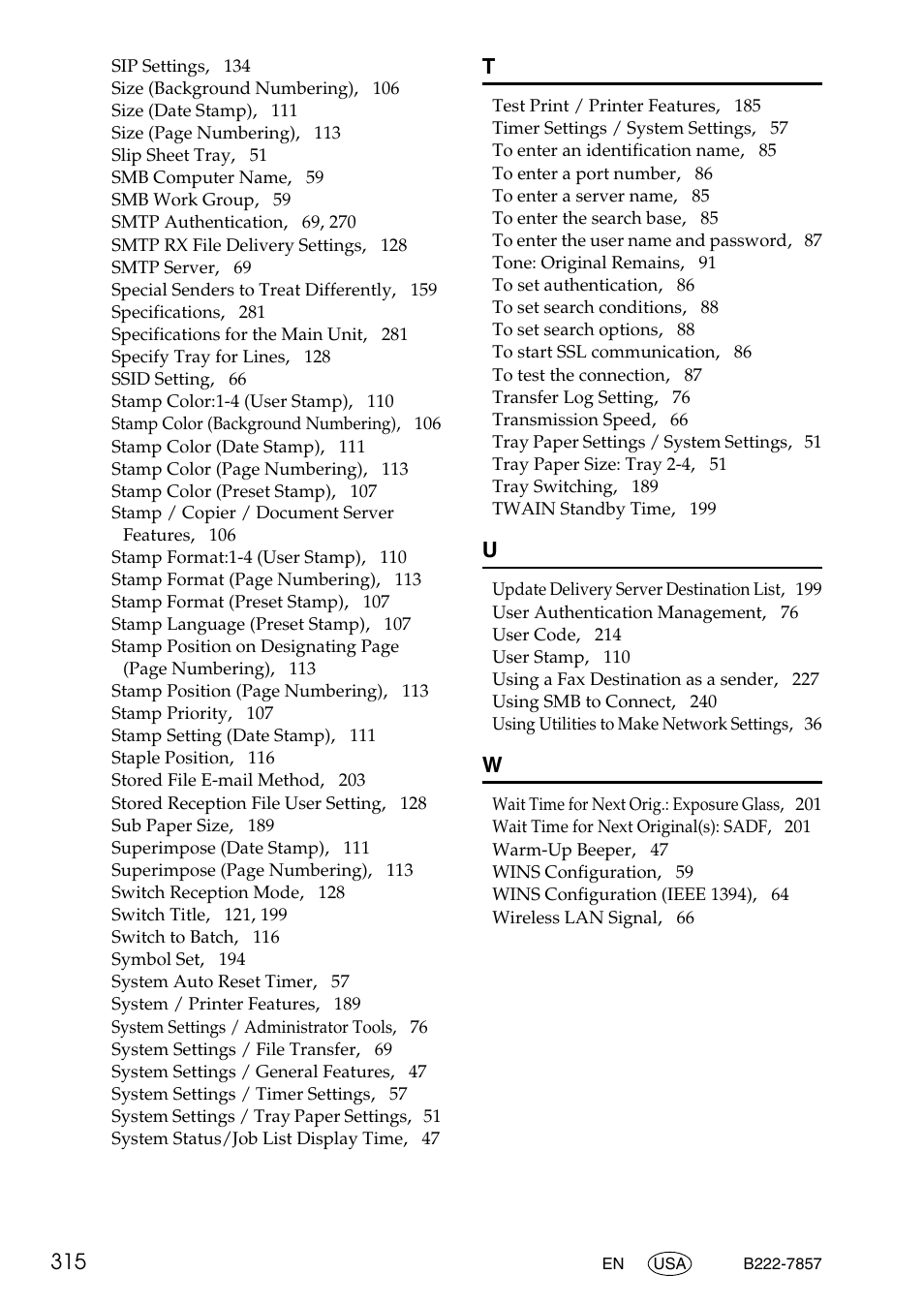 Ricoh LD435c User Manual | Page 323 / 325