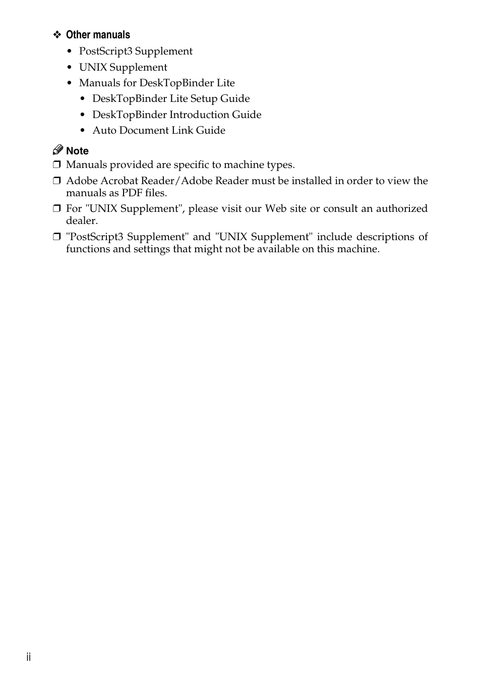 Ricoh LD435c User Manual | Page 4 / 325
