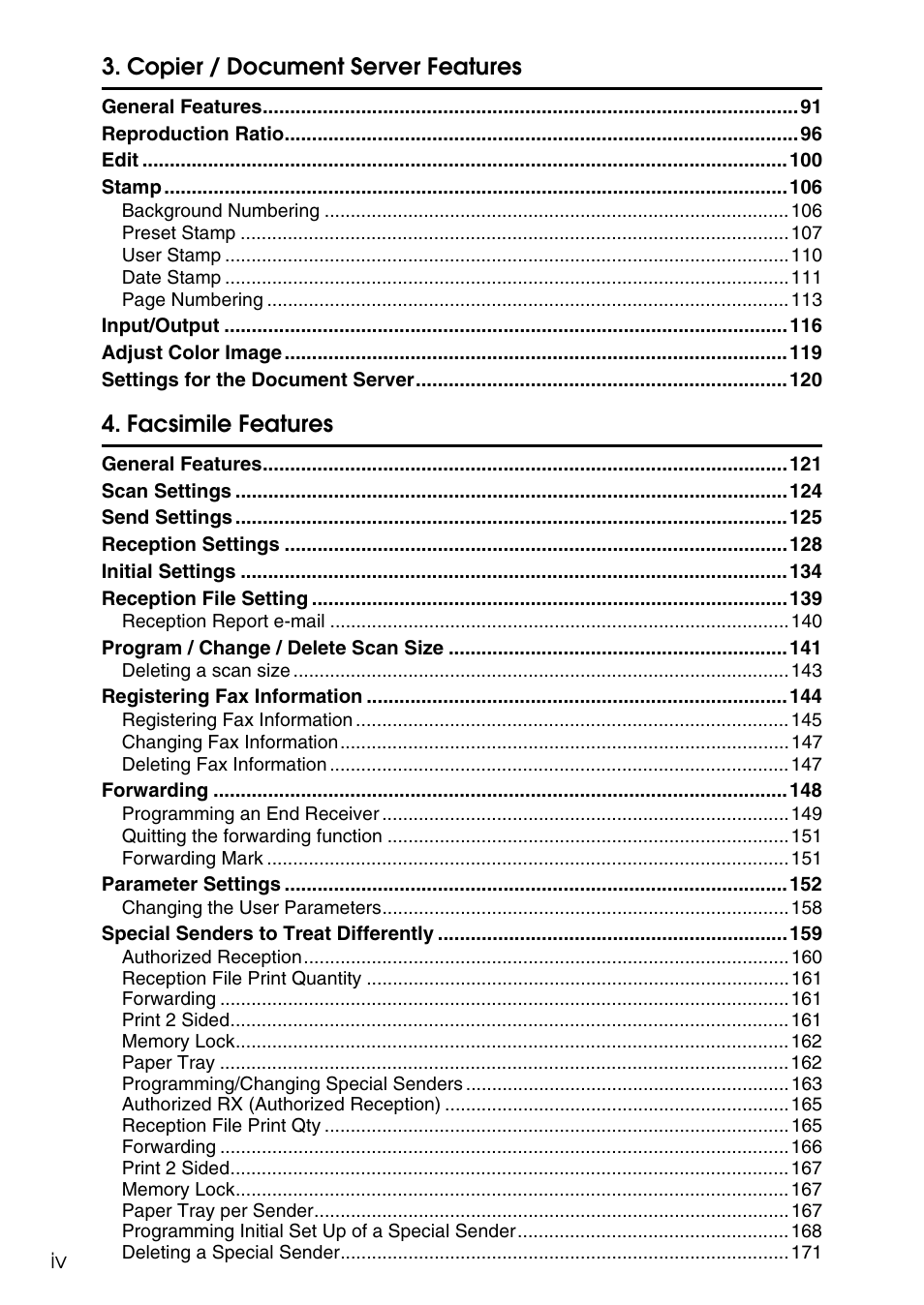 Ricoh LD435c User Manual | Page 6 / 325
