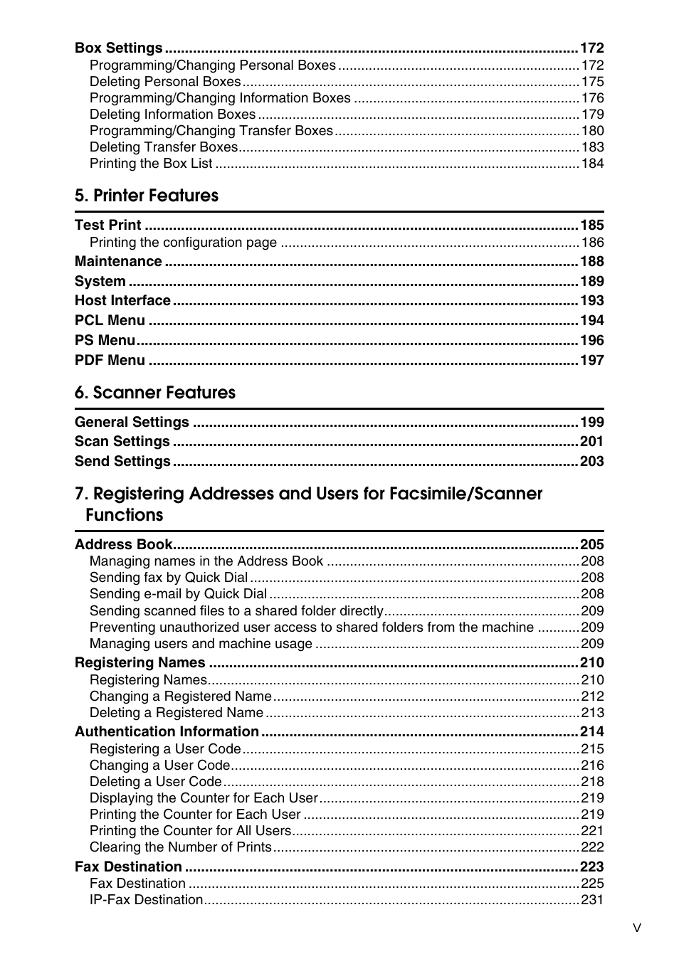 Ricoh LD435c User Manual | Page 7 / 325