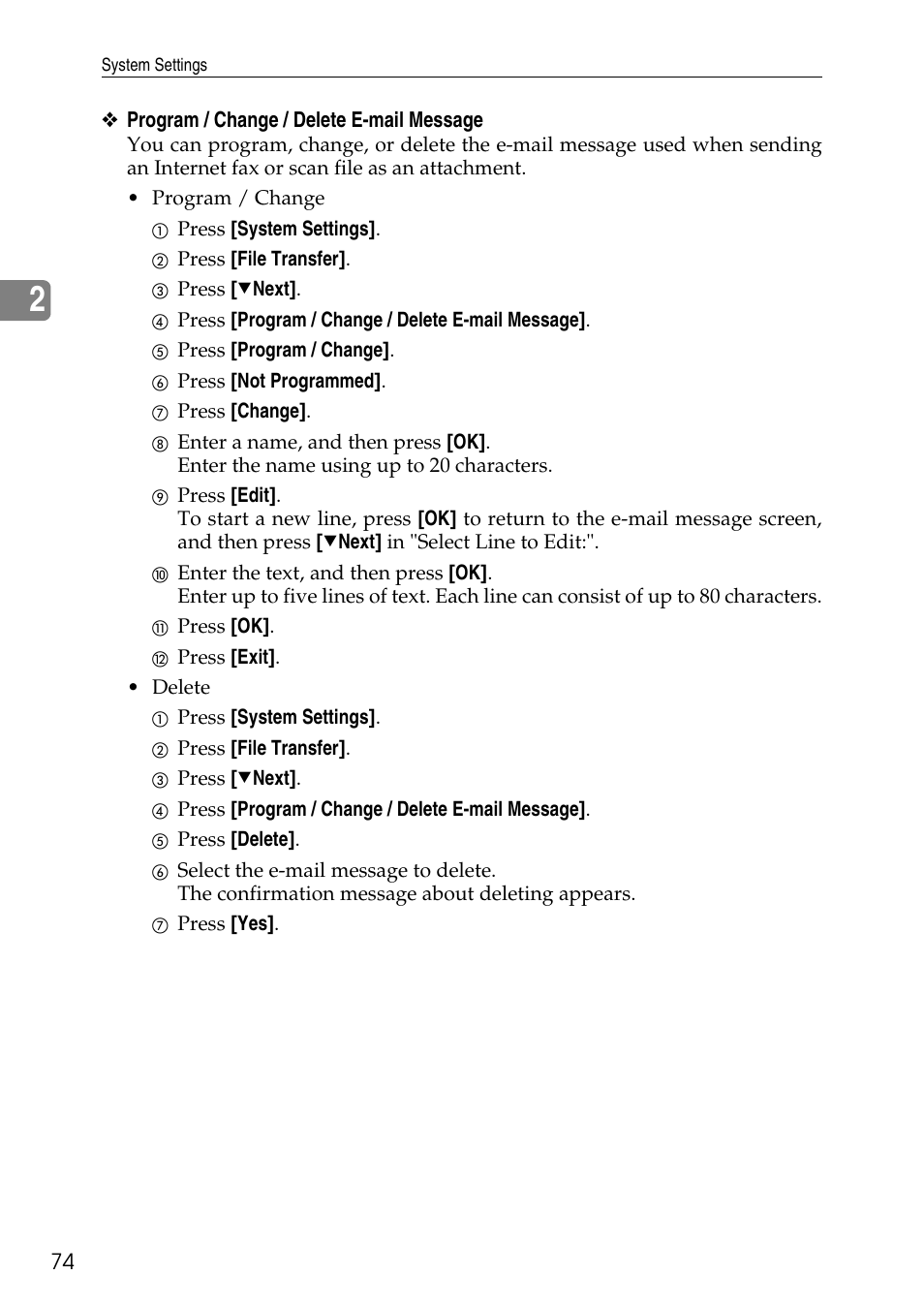 Ricoh LD435c User Manual | Page 82 / 325