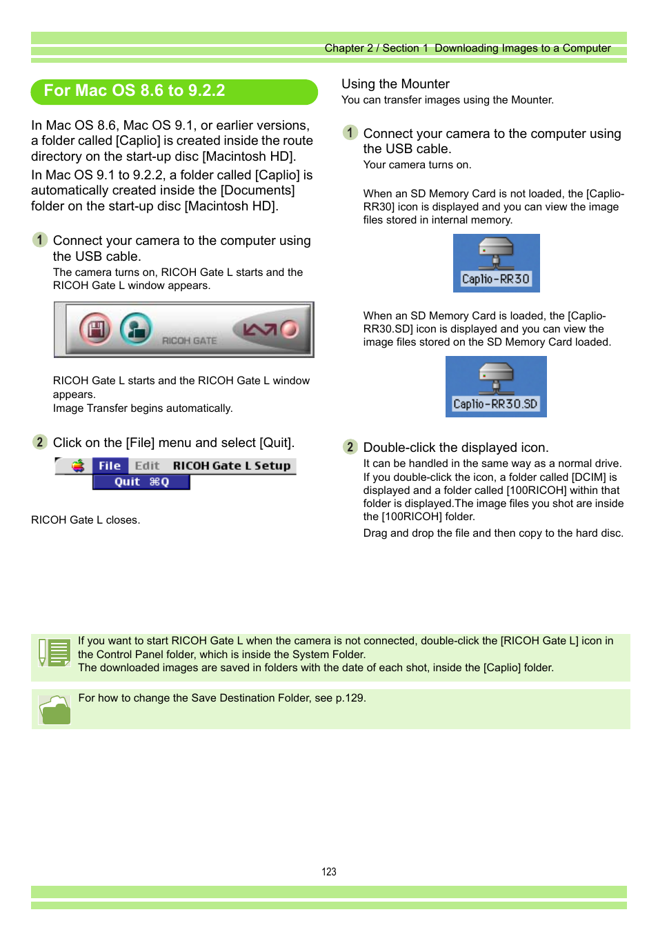 Ricoh Caplio RR30 User Manual | Page 123 / 156