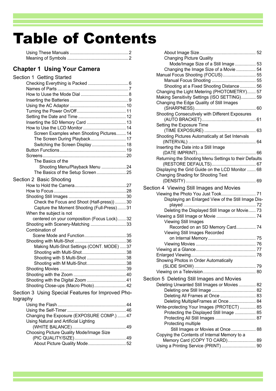 Ricoh Caplio RR30 User Manual | Page 3 / 156