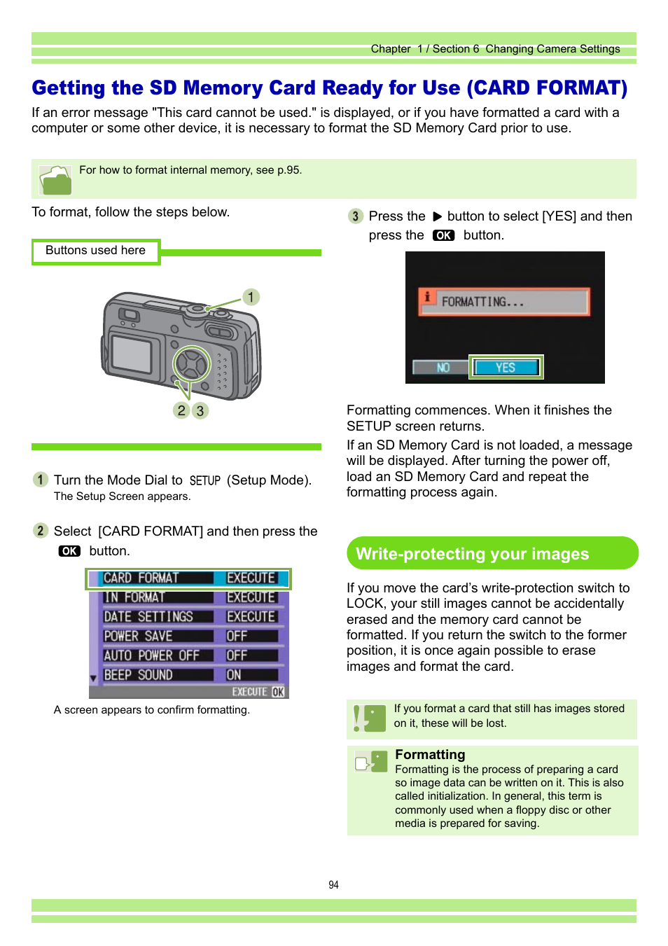 Write-protecting your images | Ricoh Caplio RR30 User Manual | Page 94 / 156