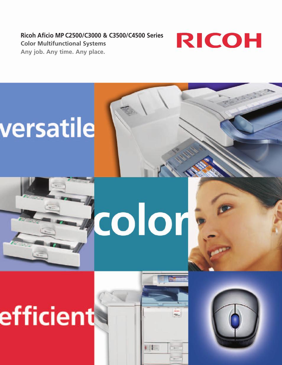 Ricoh Aficio MP C3500 Series User Manual | 8 pages