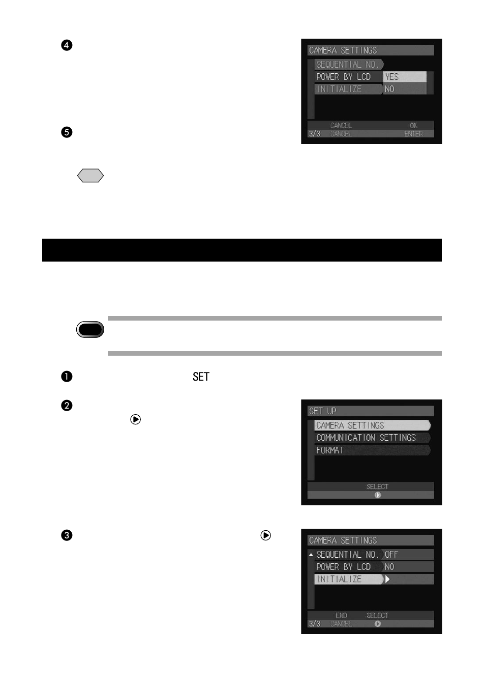 Initializing the settings | Ricoh CAMERA RDC-i500 User Manual | Page 120 / 154