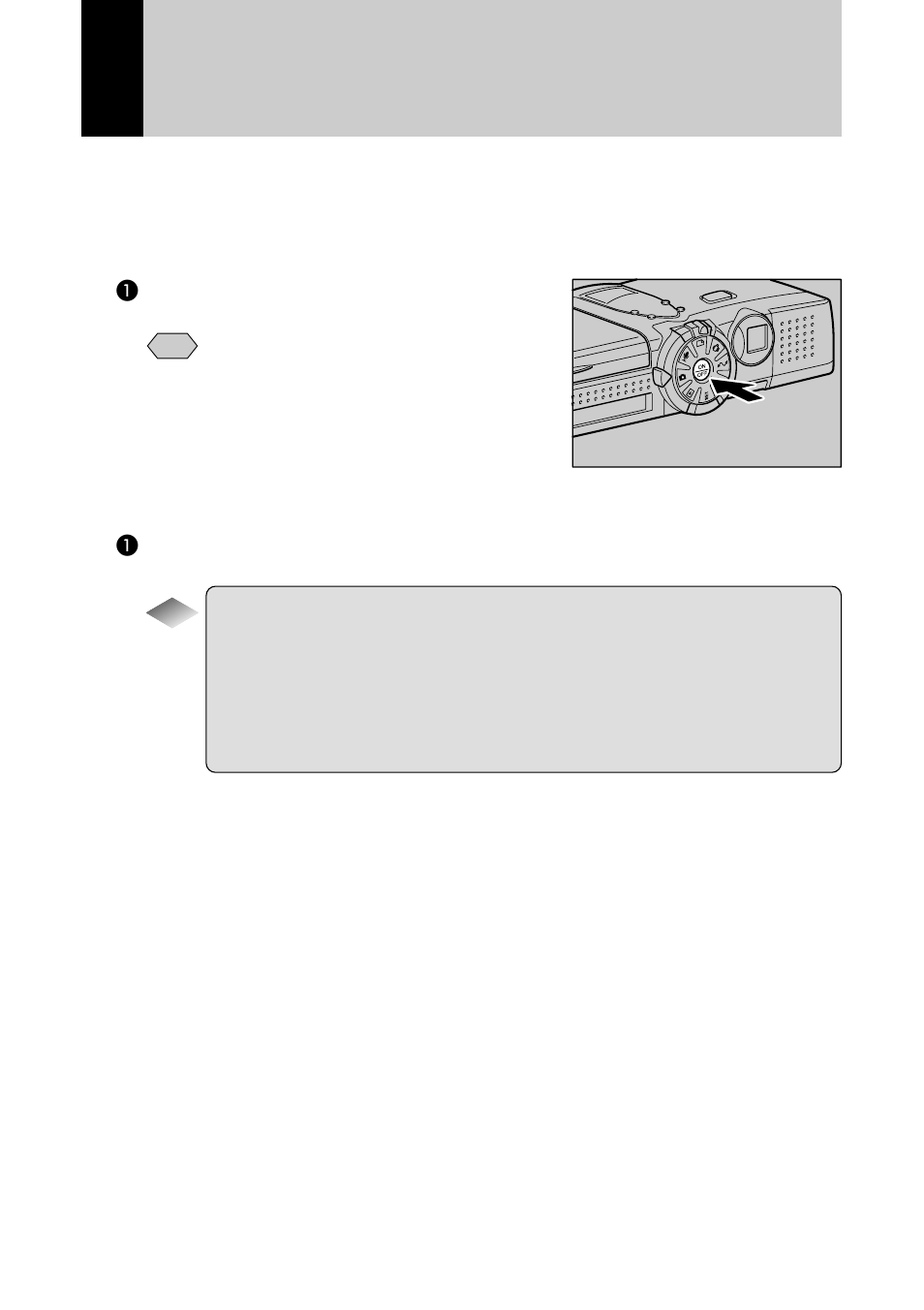 Turning on/off the camera, Turning the camera on, Turning the camera off | Auto power off | Ricoh CAMERA RDC-i500 User Manual | Page 26 / 154