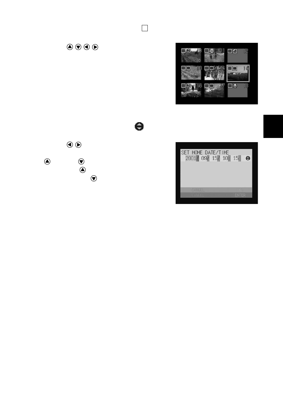 How to use the check box ( ), How to use the spin box ( ) | Ricoh CAMERA RDC-i500 User Manual | Page 31 / 154