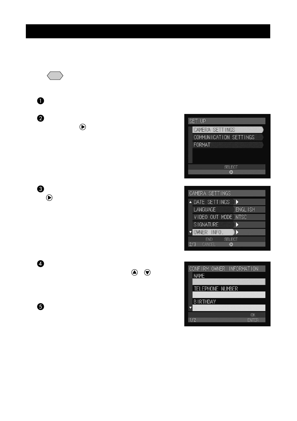 Checking owner information | Ricoh CAMERA RDC-i500 User Manual | Page 36 / 154