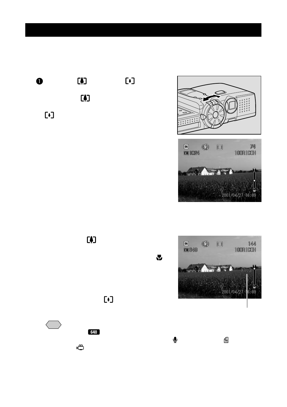 Setting the size of the subject (zoom), Digital zoom function | Ricoh CAMERA RDC-i500 User Manual | Page 48 / 154