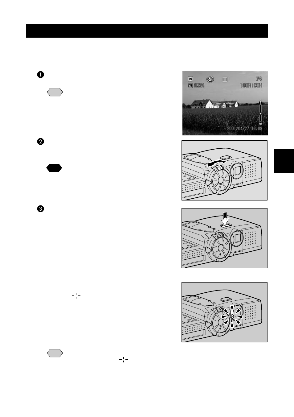 Shooting (still picture mode) | Ricoh CAMERA RDC-i500 User Manual | Page 49 / 154