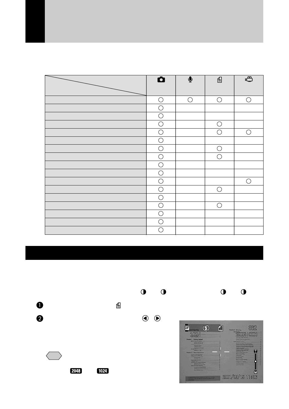 Special shooting functions, Recording text (text mode) | Ricoh CAMERA RDC-i500 User Manual | Page 52 / 154