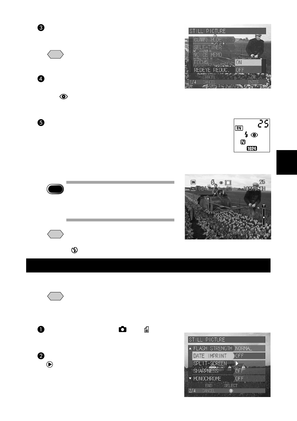 Shooting with the date (date imprint) | Ricoh CAMERA RDC-i500 User Manual | Page 69 / 154