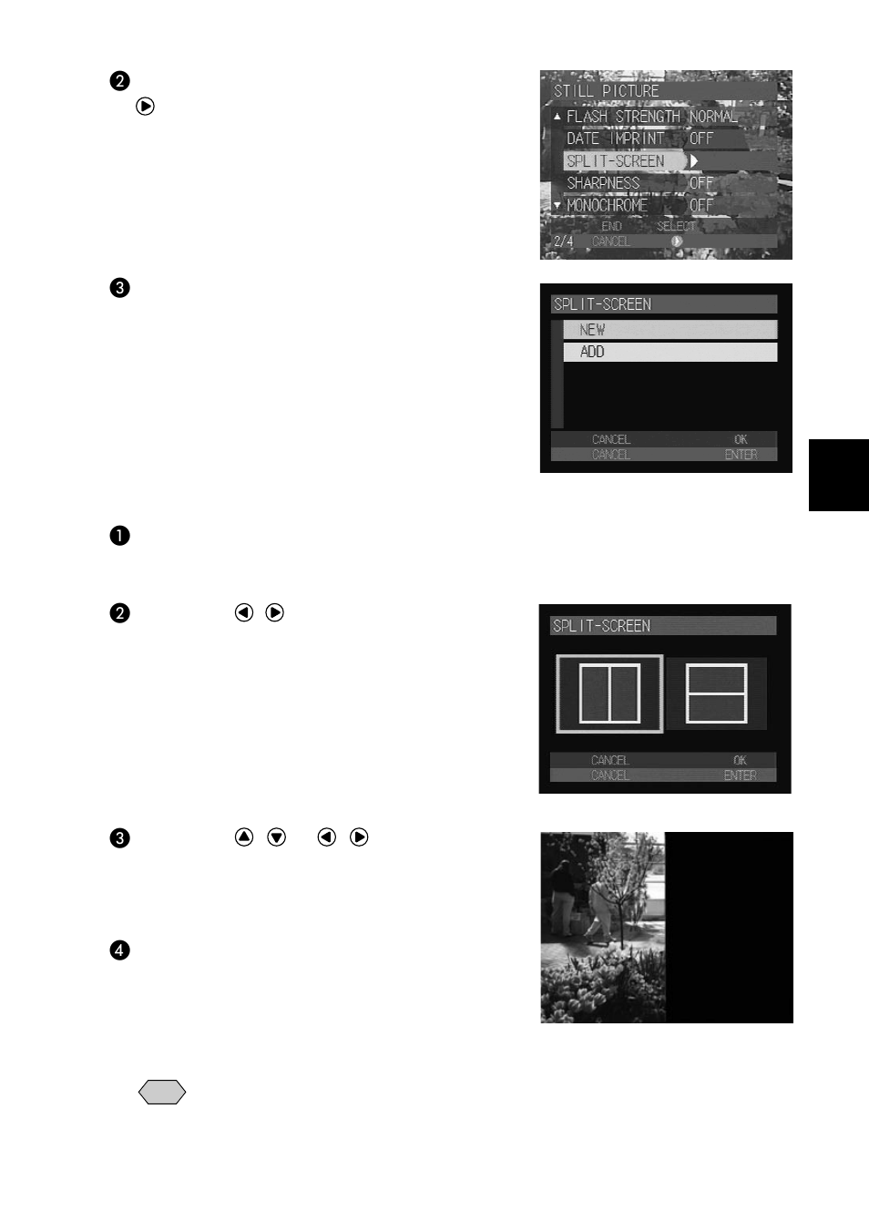 Shooting in new shot mode | Ricoh CAMERA RDC-i500 User Manual | Page 71 / 154