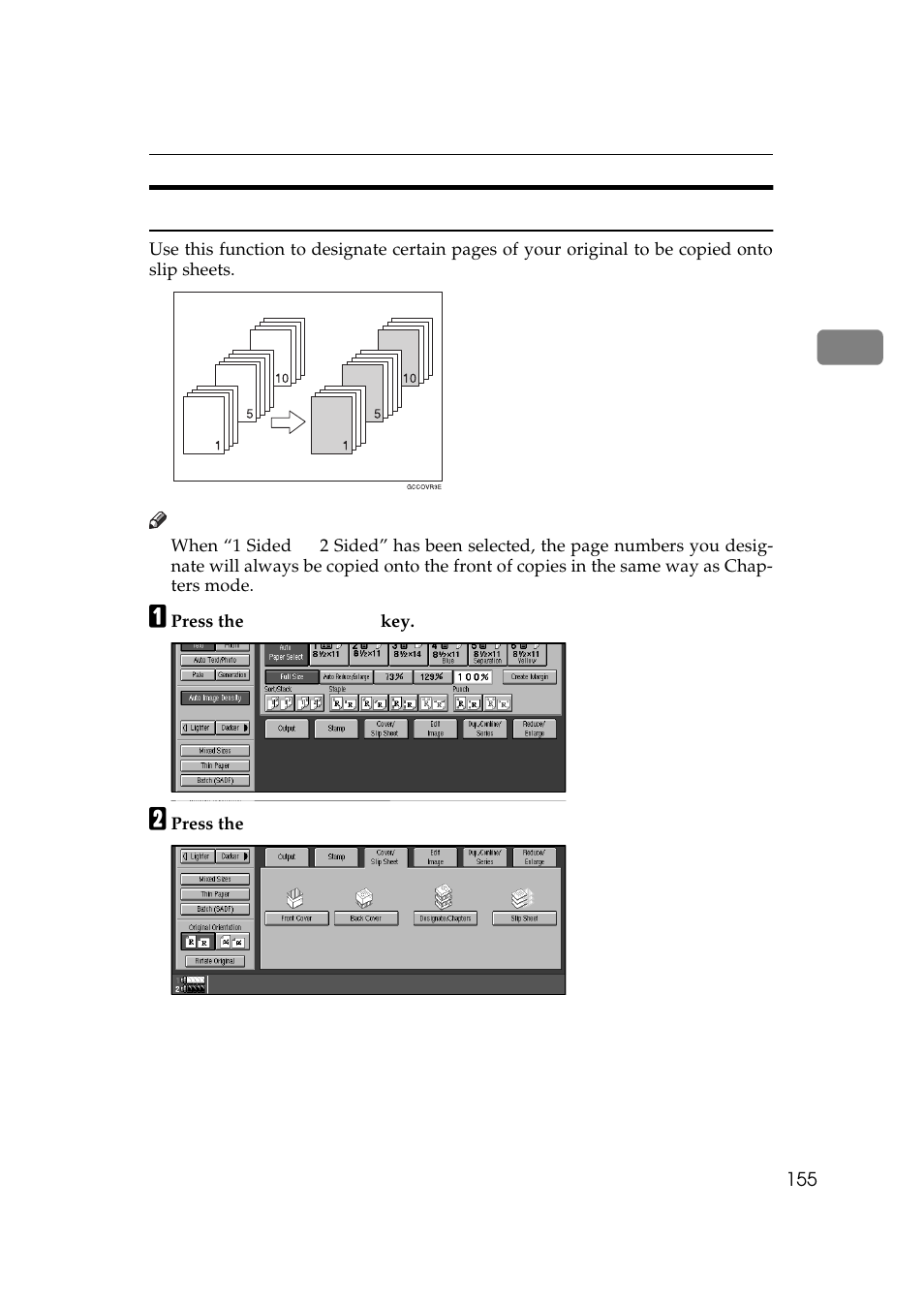 Designate: copy | Ricoh 850 User Manual | Page 203 / 804
