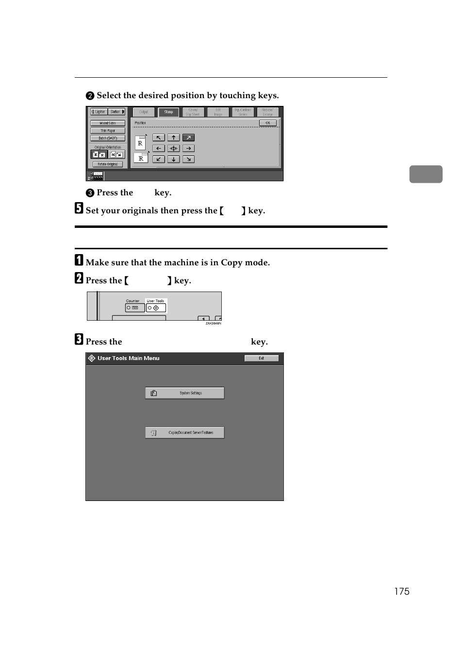 Program/delete user stamp | Ricoh 850 User Manual | Page 223 / 804