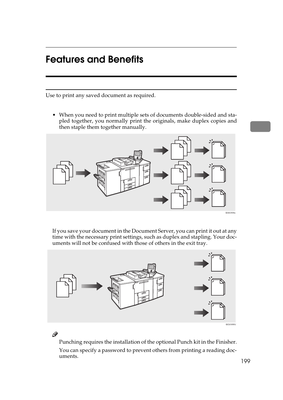Features and benefits, On demand printing, 3features and benefits | Ricoh 850 User Manual | Page 247 / 804