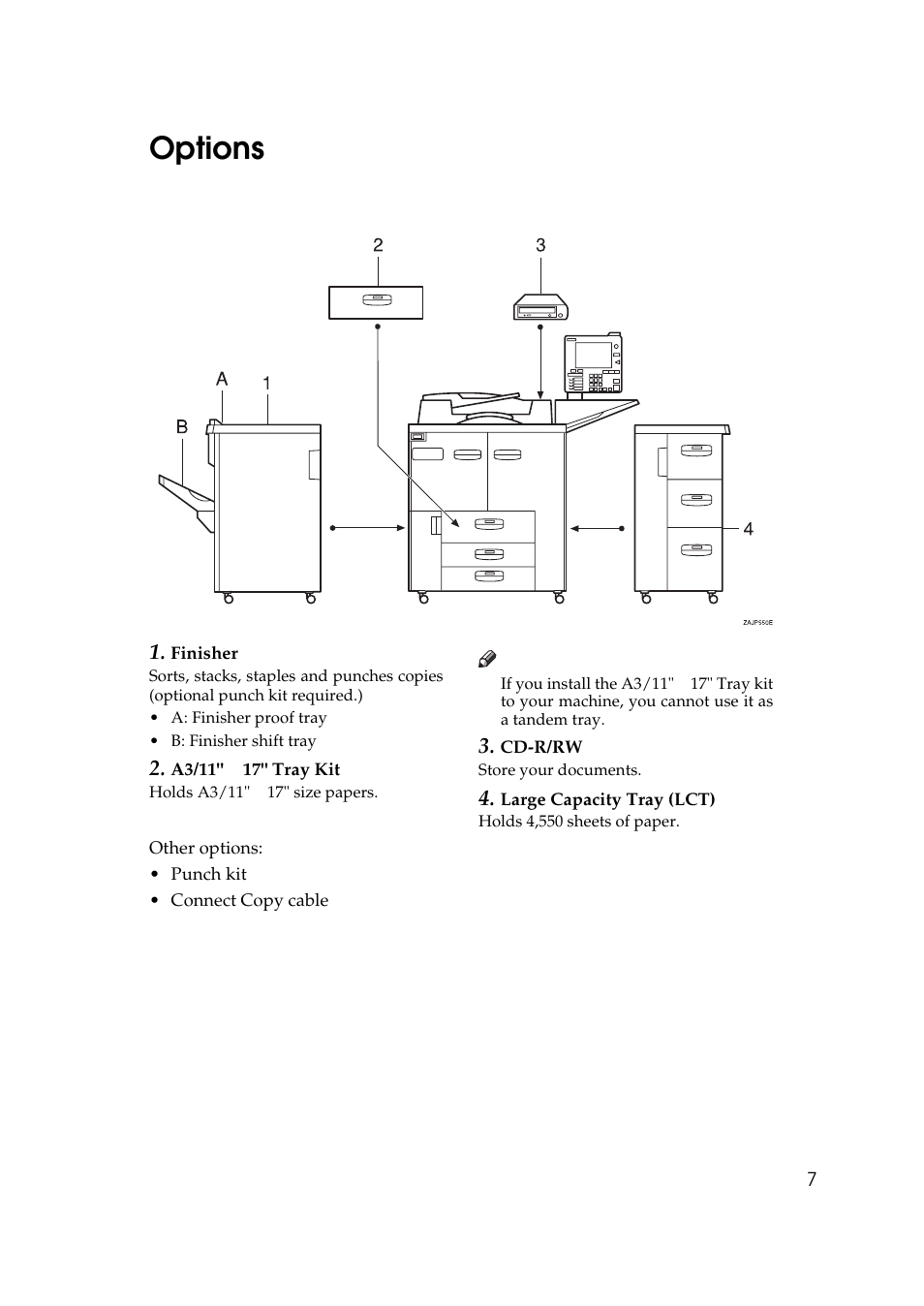 Options | Ricoh 850 User Manual | Page 55 / 804