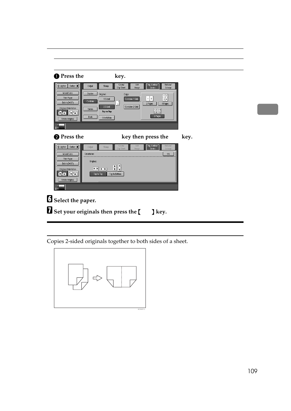 2 sided 2 pages → combine 2 side | Ricoh 850 User Manual | Page 559 / 804