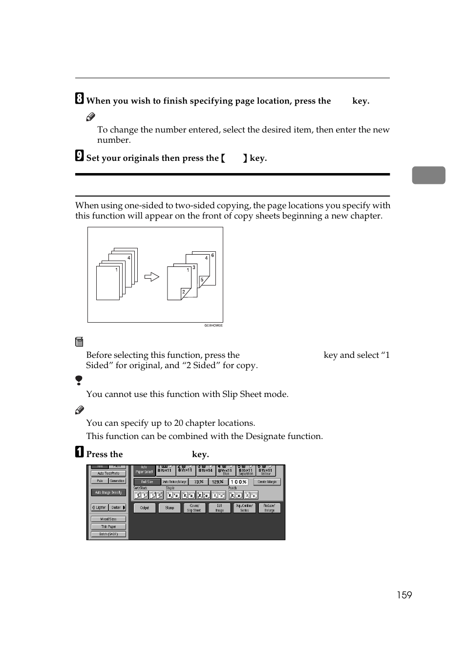 Chapters | Ricoh 850 User Manual | Page 609 / 804