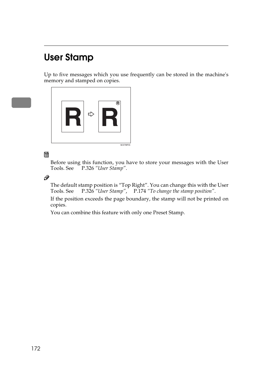 User stamp, 2user stamp | Ricoh 850 User Manual | Page 622 / 804