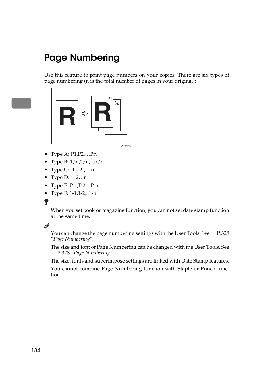 2page numbering | Ricoh 850 User Manual | Page 634 / 804