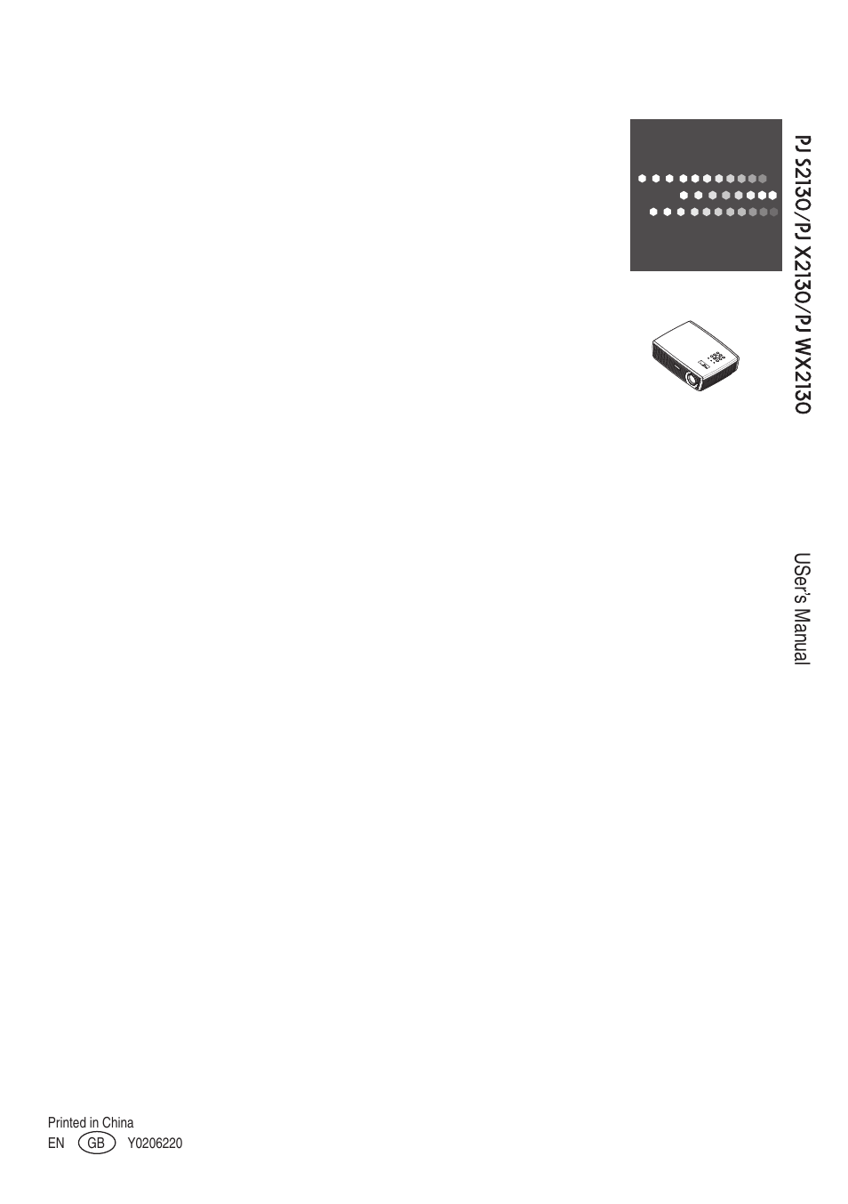 User’ s man ual | Ricoh PROJECTOR PJ S2130 User Manual | Page 54 / 54