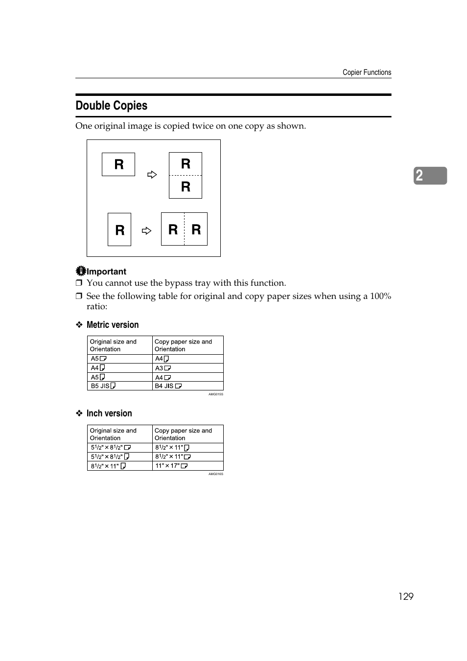 Double copies | Ricoh Aficio MP C3500 User Manual | Page 153 / 212