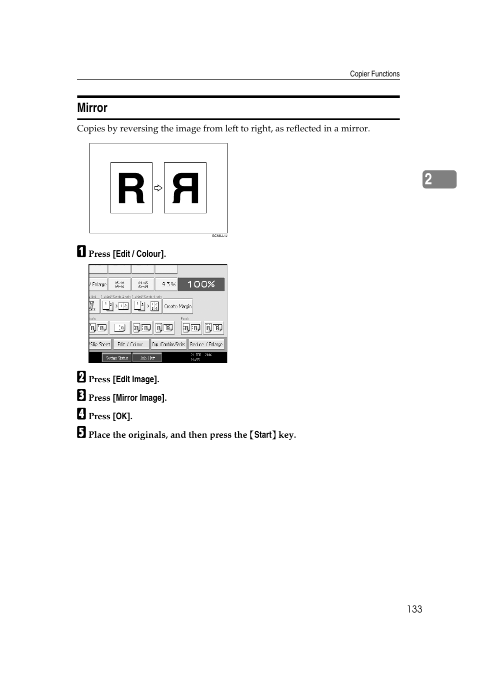Mirror | Ricoh Aficio MP C3500 User Manual | Page 157 / 212