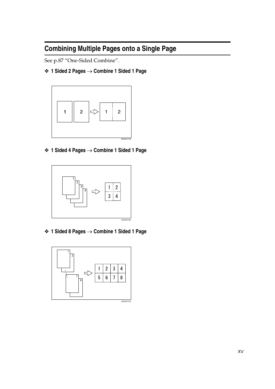 Combining multiple pages onto a single page | Ricoh Aficio MP C3500 User Manual | Page 17 / 212