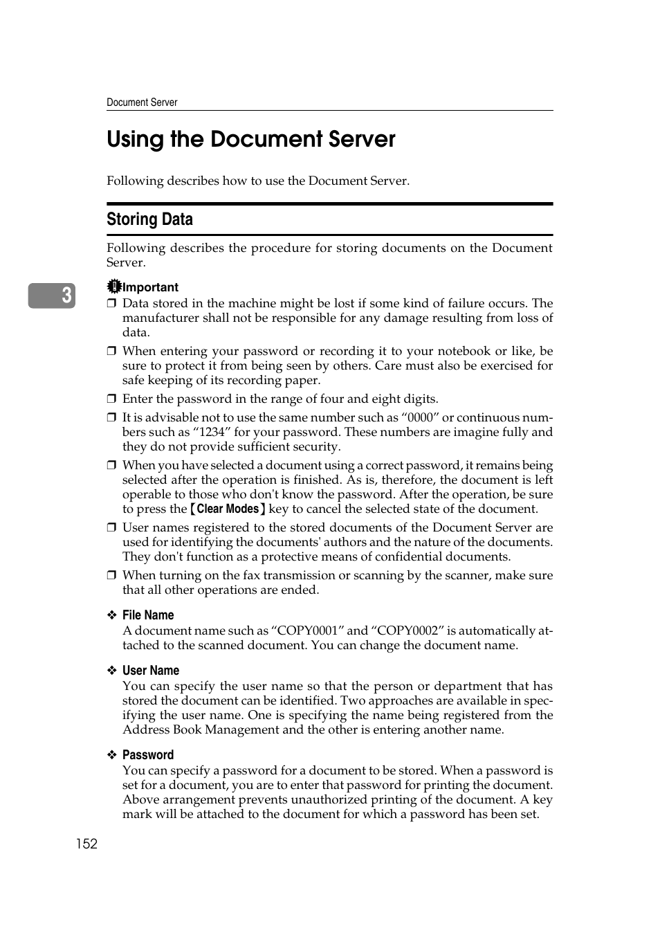 Using the document server, Storing data, E p.152 “using the document server | E p.152 “storing data, 3using the document server | Ricoh Aficio MP C3500 User Manual | Page 176 / 212