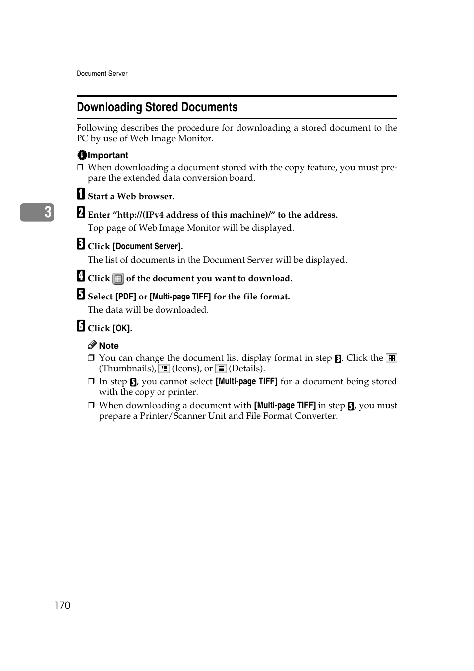 Downloading stored documents | Ricoh Aficio MP C3500 User Manual | Page 194 / 212