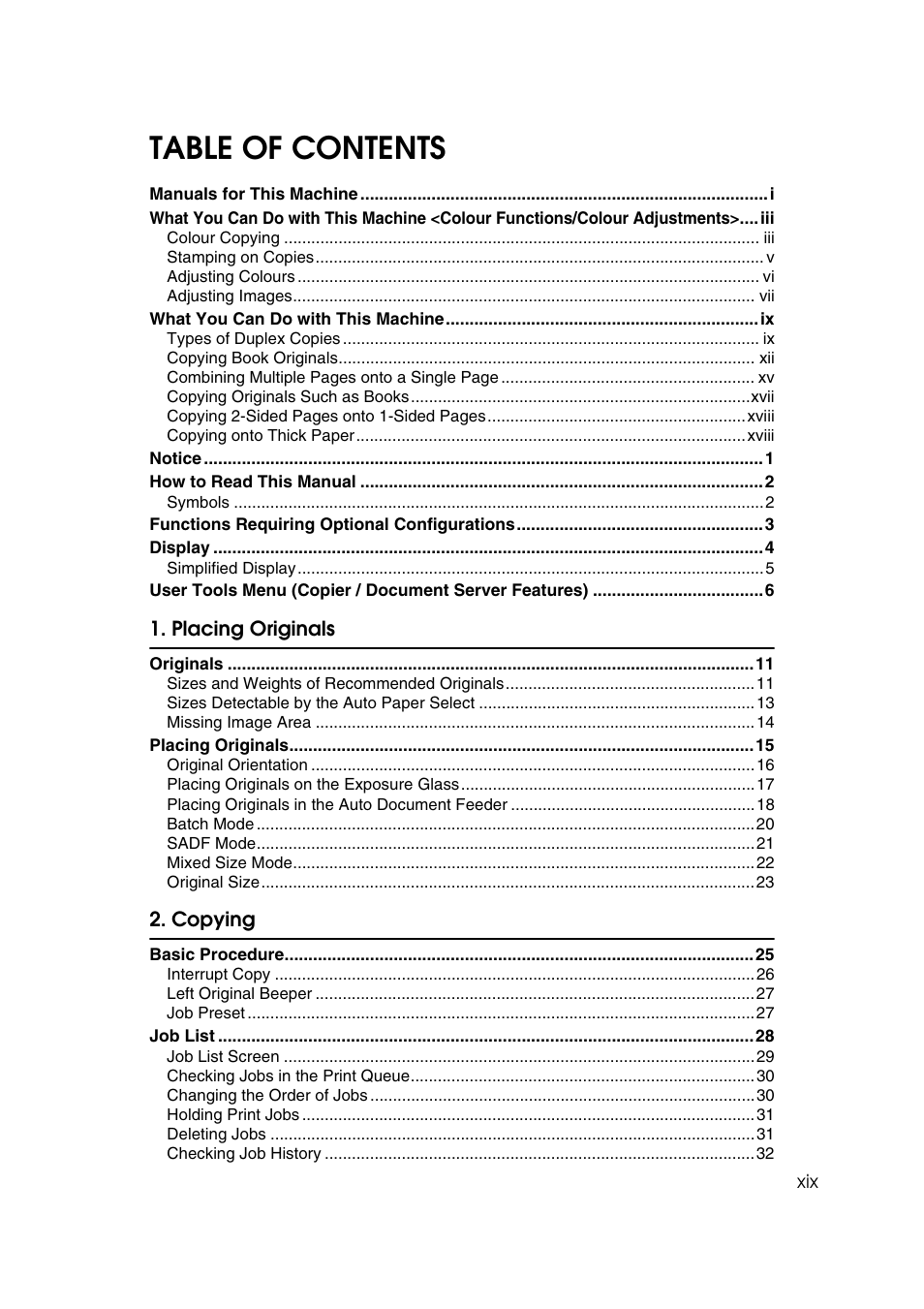 Ricoh Aficio MP C3500 User Manual | Page 21 / 212