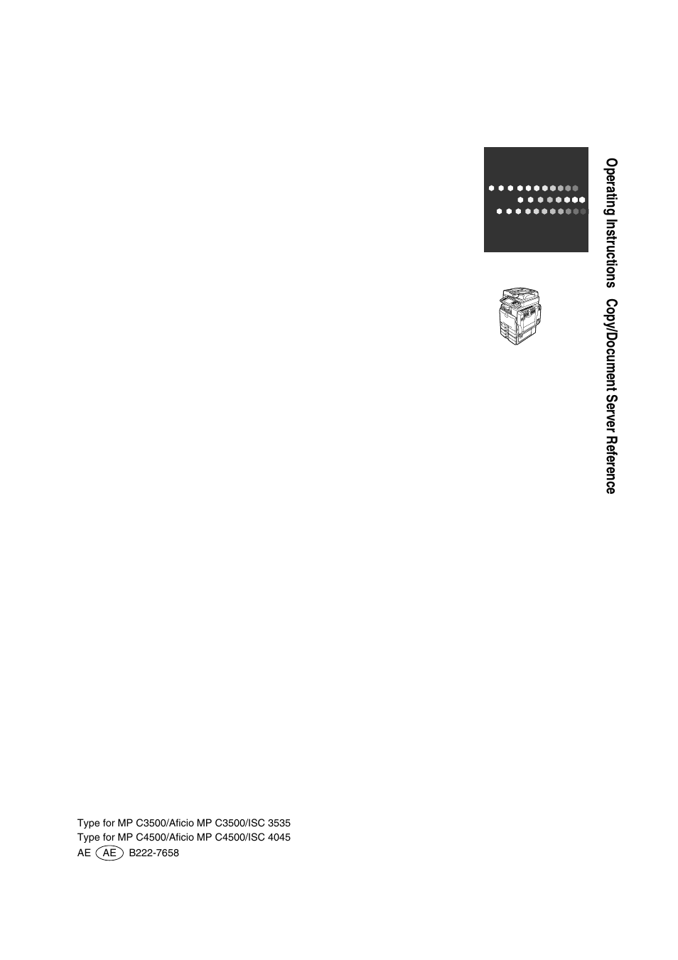 Ricoh Aficio MP C3500 User Manual | Page 212 / 212