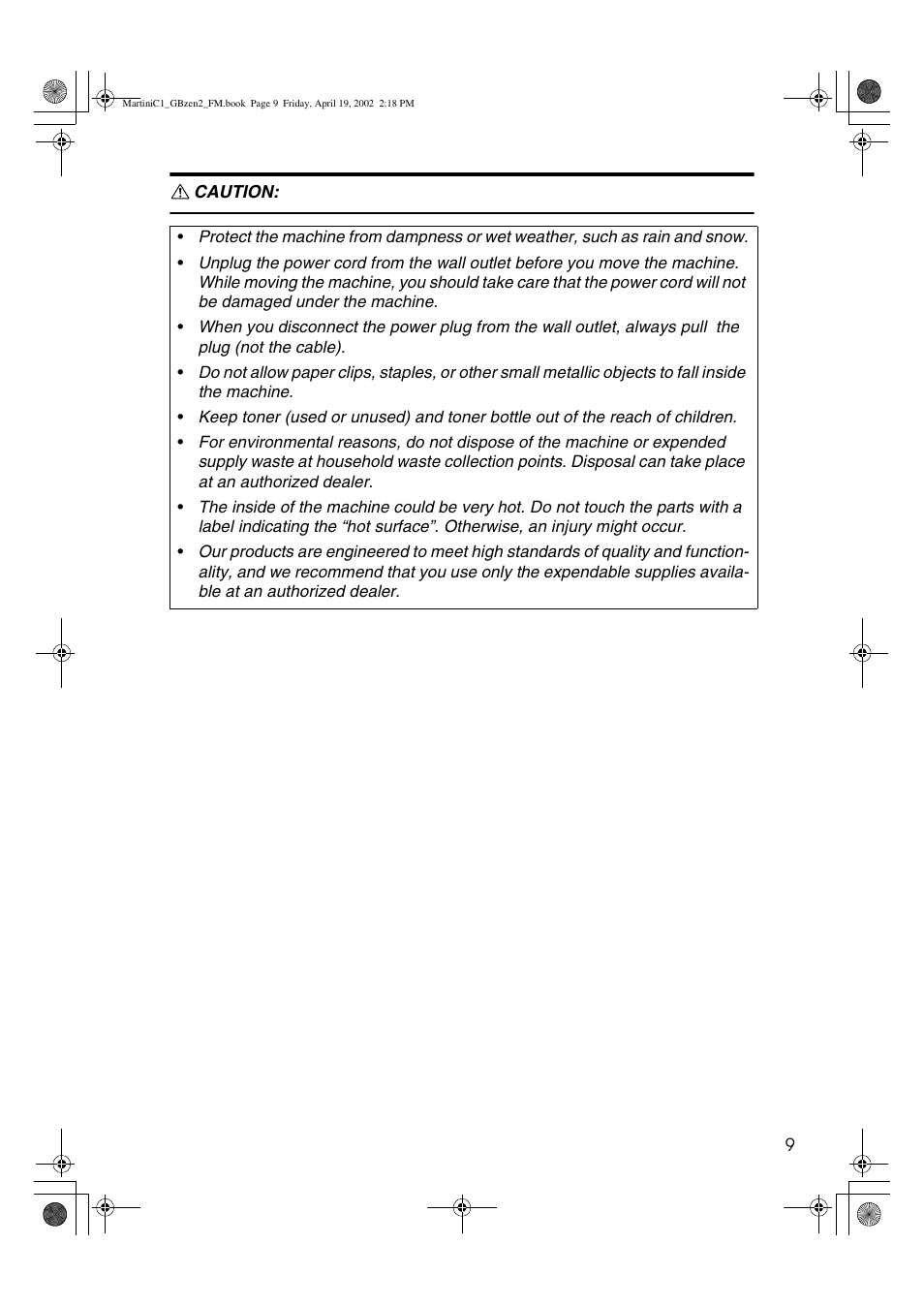 Ricoh 1075 User Manual | Page 23 / 202