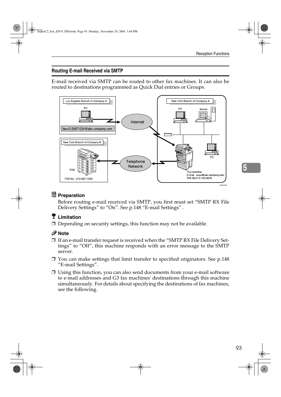 Ricoh Facsimile User Manual | Page 103 / 228