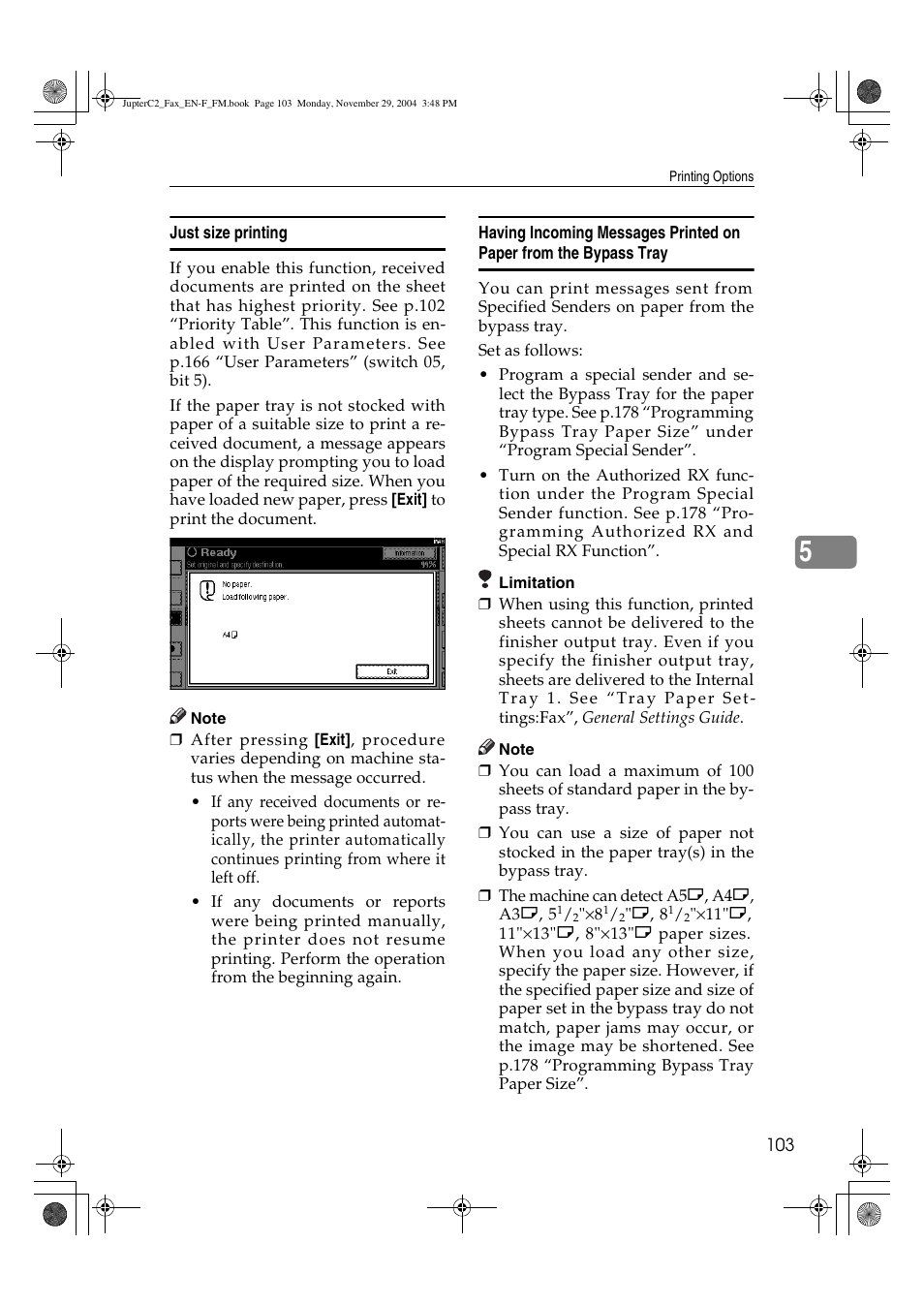 Ricoh Facsimile User Manual | Page 113 / 228